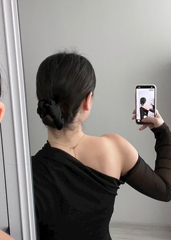 Transparan detay elbise - Görsel 4