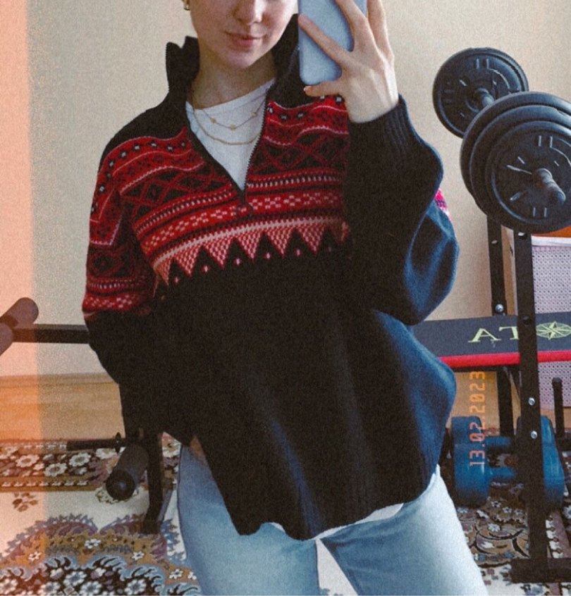 Dik yaka kazak - Görsel 5