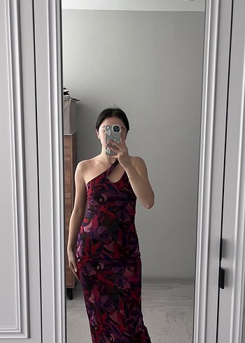 Straplez Midi Elbise - Görsel 2