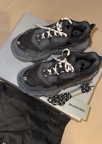 Balenciaga Siyah Platform Spor Ayakkabı - Görsel 3