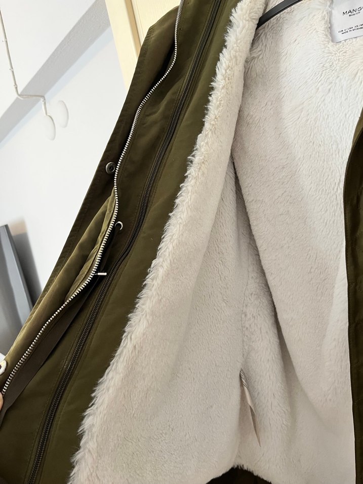 Kadın Kapüşonlu Kürklü Mont - Görsel 2