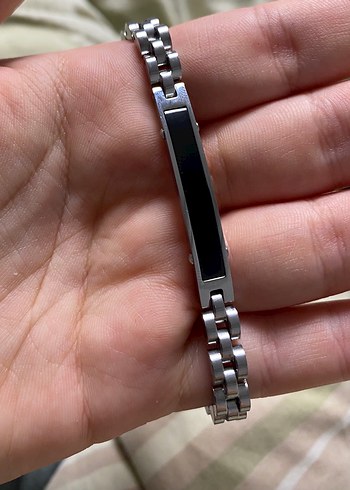 So Chic Siyah Minimalist Erkek Bileklik - Görsel 3