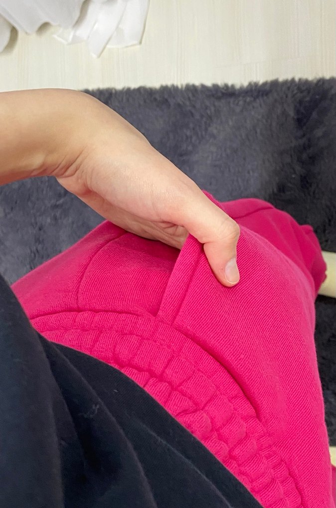 Rahat Kesim Pembe Midi Sweatpant - Görsel 3