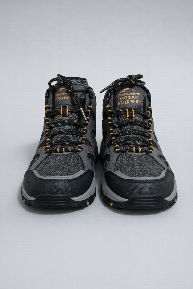 Gri Erkek skecers su geçirmez bot - Görsel 2