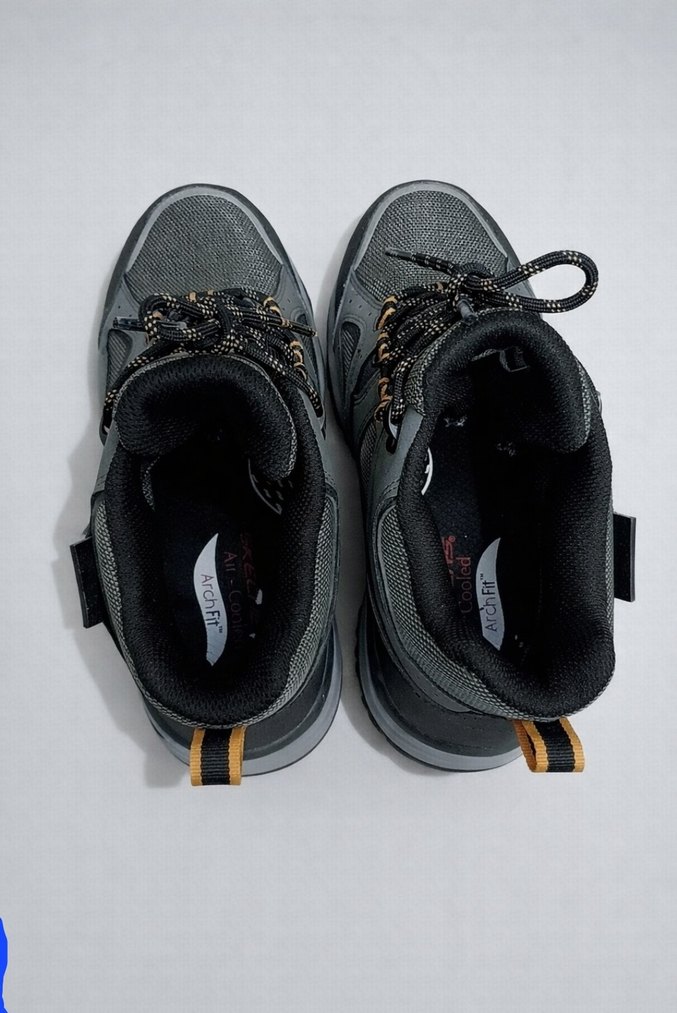 Gri Erkek skecers su geçirmez bot - Görsel 4