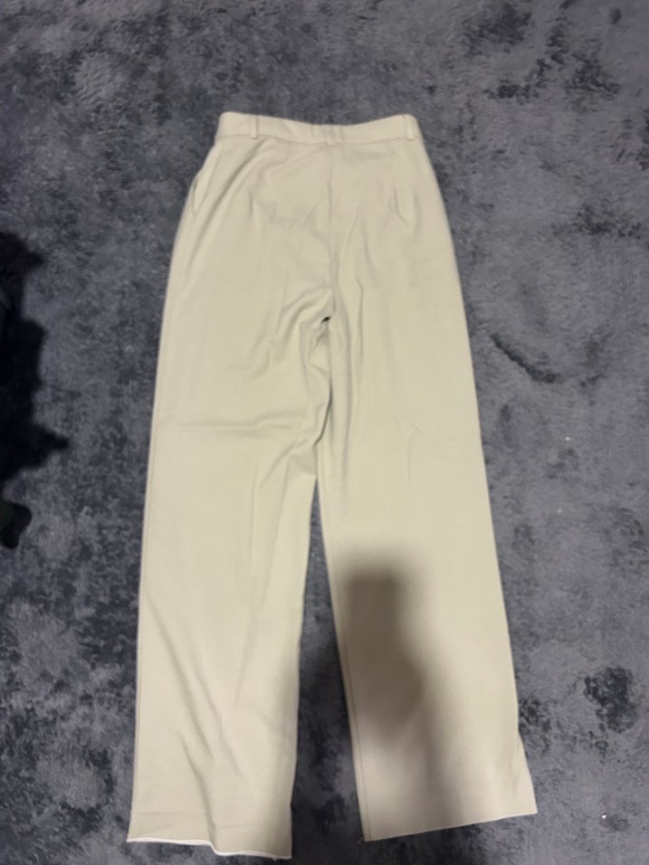 Kadın Bej  Kumaş Pantolon - Görsel 4