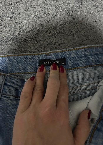 İspanyol paça denim pantolon - Görsel 2