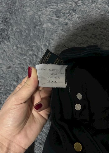 Siyah  Dar Kesim Kadın Kot Pantolon - Görsel 2