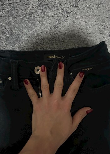 Siyah  Dar Kesim Kadın Kot Pantolon - Görsel 5