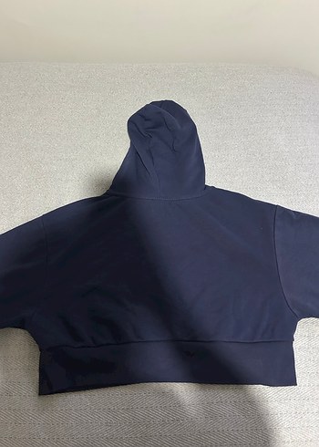 Kapüşonlu Lacivert Los Angeles Baskılı Sweatshirt - Görsel 3