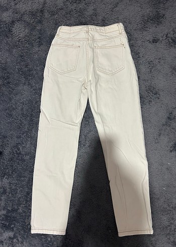 Krem mom jean - Görsel 3