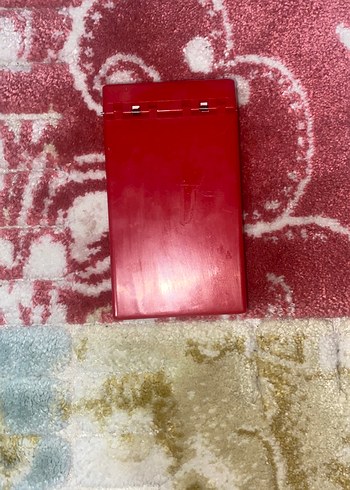 Parlak Kırmızı Çilek Desenli basmalı kutı - Görsel 2