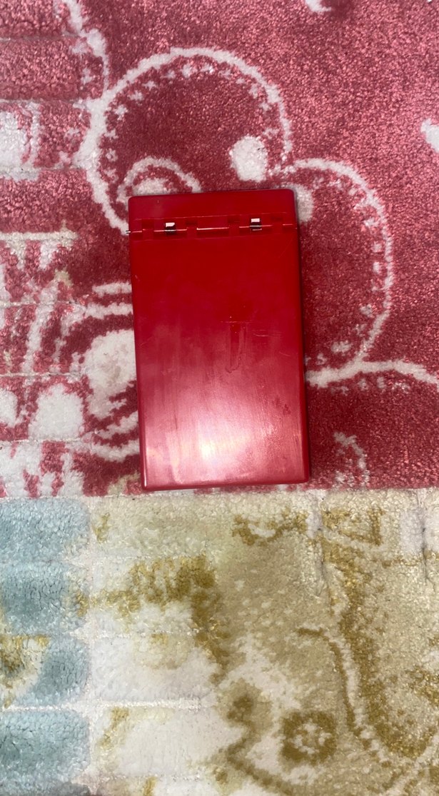 Parlak Kırmızı Çilek Desenli basmalı kutı - Görsel 2