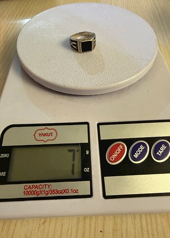 Erkek Yüzüğü Siyah Taş Detaylı 925 ayar gümüş - Görsel 5