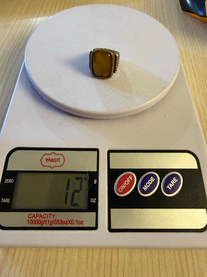 925 ayar 12 gr erkek gümüş yüzük - Görsel 5