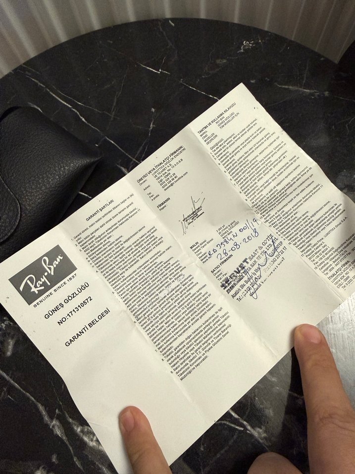 Ray-Ban erkek Gri Klasik Gözlük - Görsel 5