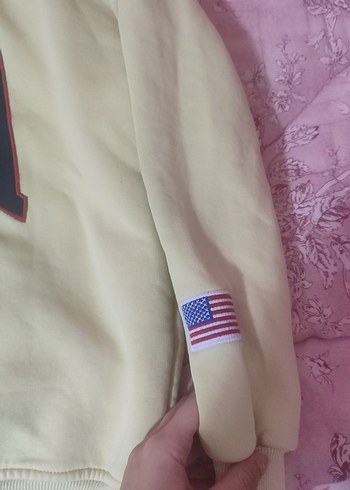 Lacivert Kapüşonlu Kadın Sweatshirt - Görsel 3