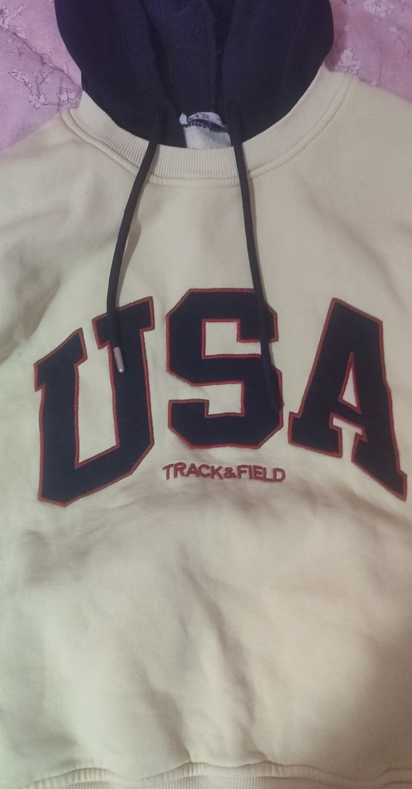 Lacivert Kapüşonlu Kadın Sweatshirt - Görsel 2