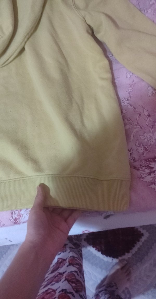 Bej Kapüşonlu Rahat Kesim Sweatshirt - Görsel 3