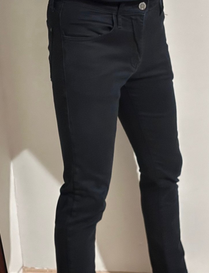 Erkek Siyah Regular Fit Denim Jean - Görsel 2