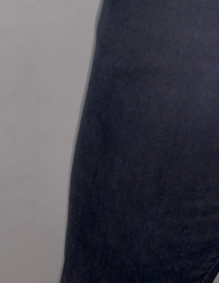 Erkek Siyah Regular Fit Denim Jean - Görsel 4