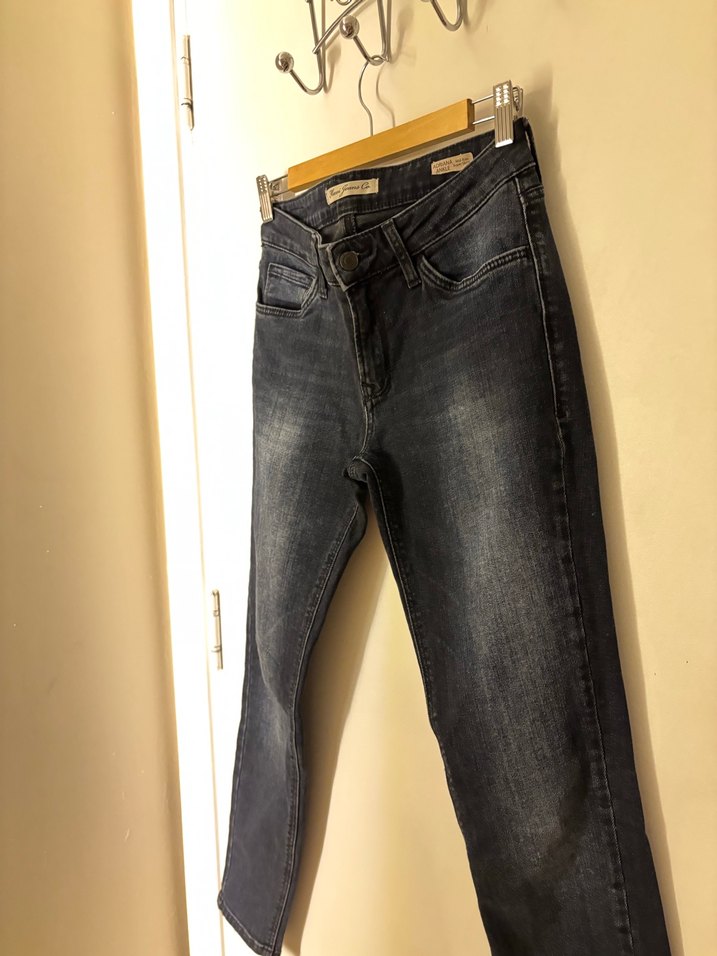 Gri Mavi jean düşük bel - Görsel 2