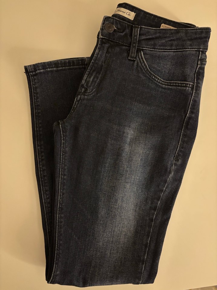 Gri Mavi jean düşük bel - Görsel 4