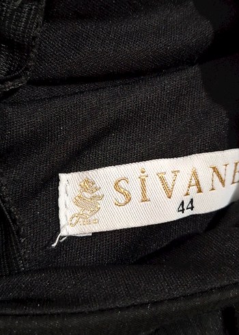 Siyah Uzun Kollu Drapeli Uzun Elbise - Görsel 5