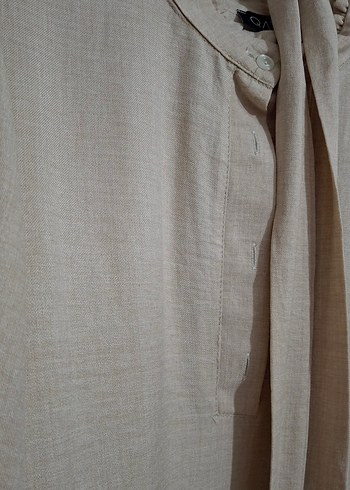 İnce keten yazlık elbise - Görsel 2