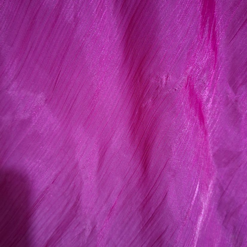 Fuşya Drapeli Uzun Abiye Elbise - Görsel 4