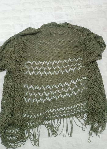 Bohem Tarzı Örgü Kadın Hırka - Görsel 2