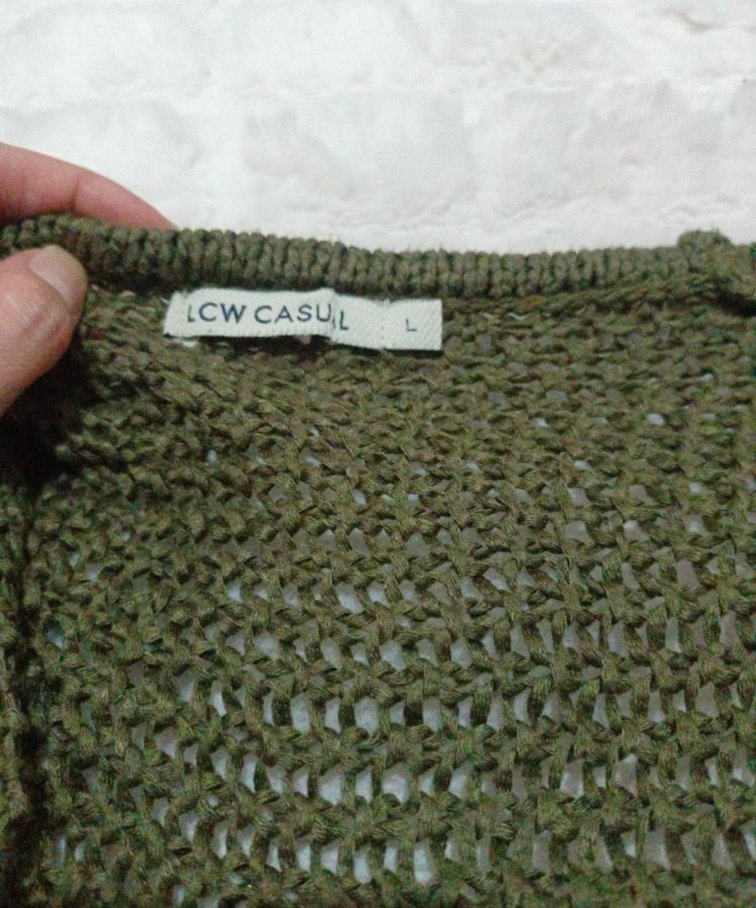 Bohem Tarzı Örgü Kadın Hırka - Görsel 3