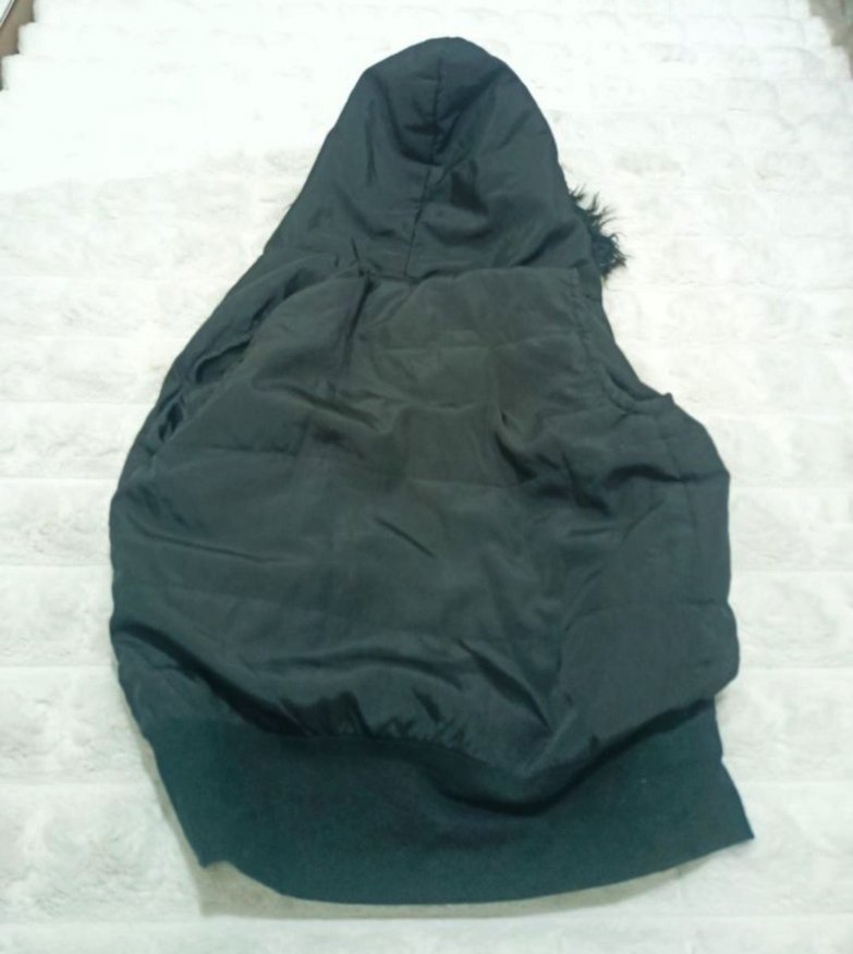 Siyah Fermuarlı Kadın Midi Yelek - Görsel 3