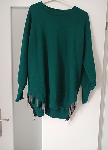 Zincirli tunik kazak