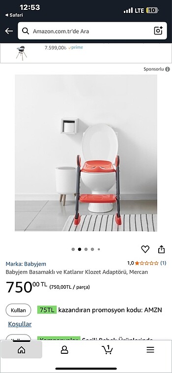 Tuvalet eğitim aparatı