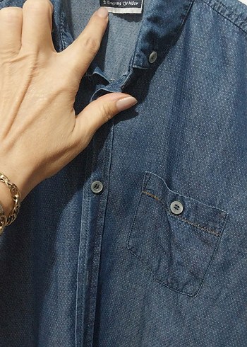 erkek cocuk Mavi  Kısa Kollu Gömlek - Görsel 2