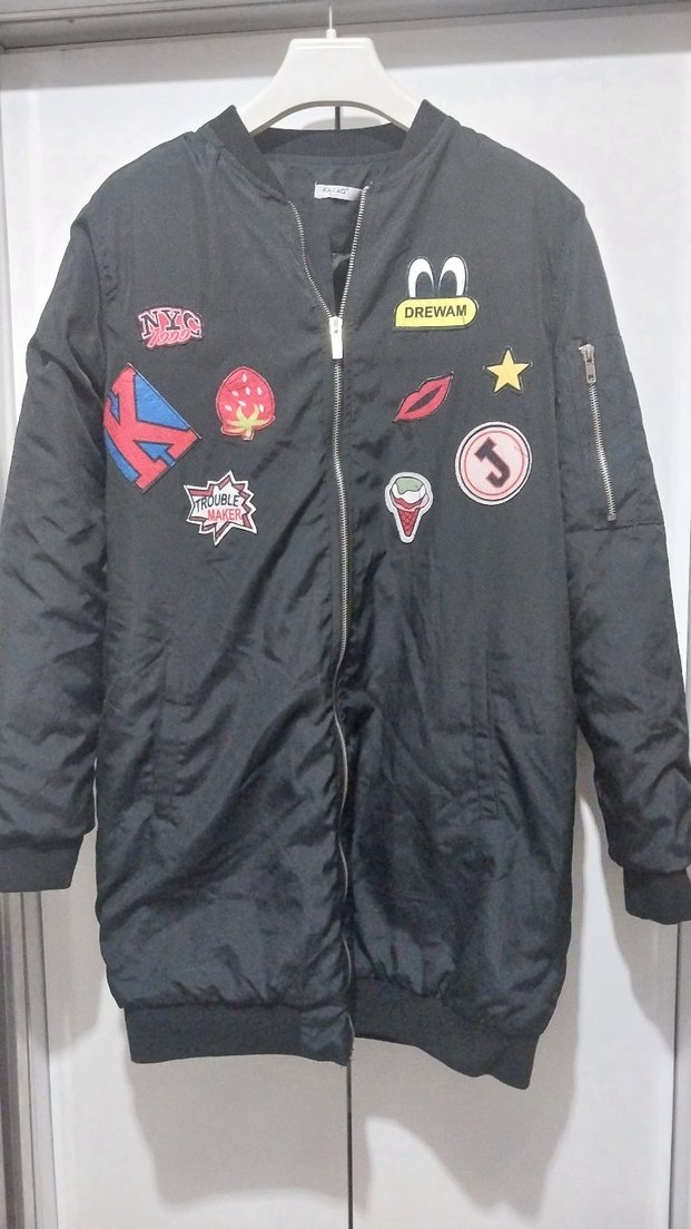 fermuarlı Street Style Kadın mont - Görsel 4