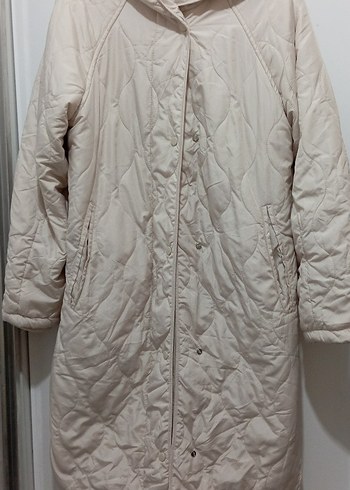 Mıknatıs çitli Uzun kaztugu Kadın Kışlık kaban - Görsel 5