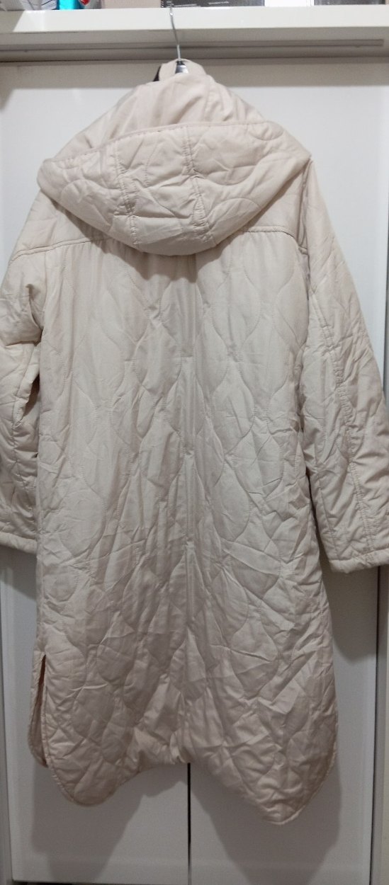 Mıknatıs çitli Uzun kaztugu Kadın Kışlık kaban - Görsel 3