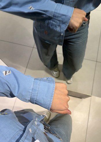 Bym Club Nakış Desenli Gömlek - Görsel 4