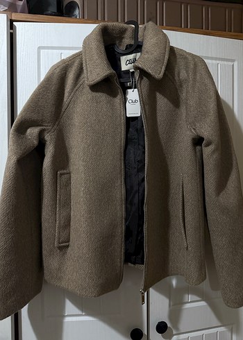 Bym Club (Bej Yünlü Fermuarlı kadın Ceket) - Görsel 2