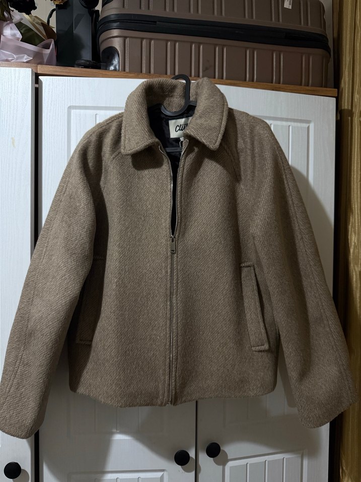 Bym Club (Bej Yünlü Fermuarlı kadın Ceket) - Görsel 3