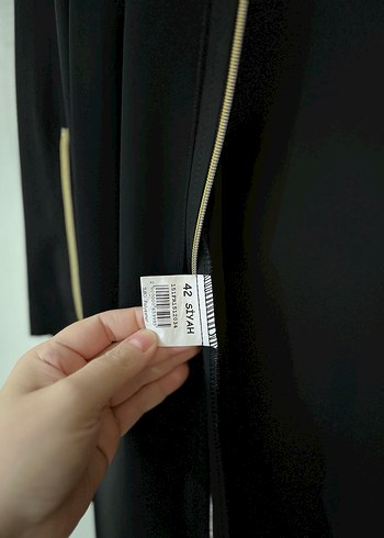 Kadın Siyah ferace - Görsel 5