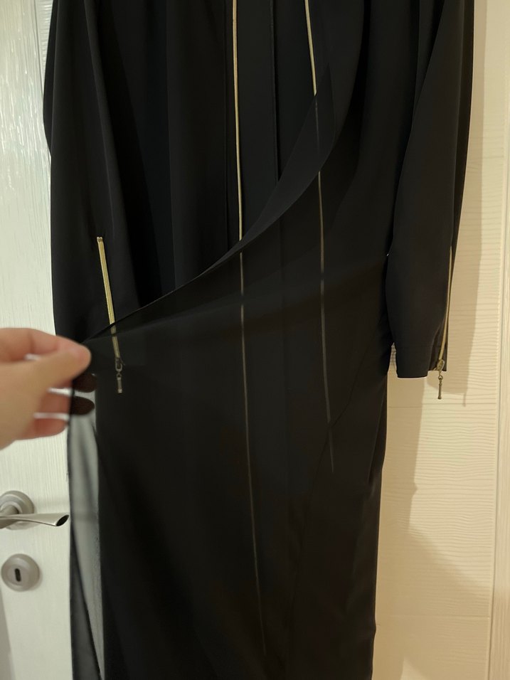 Kadın Siyah ferace - Görsel 2