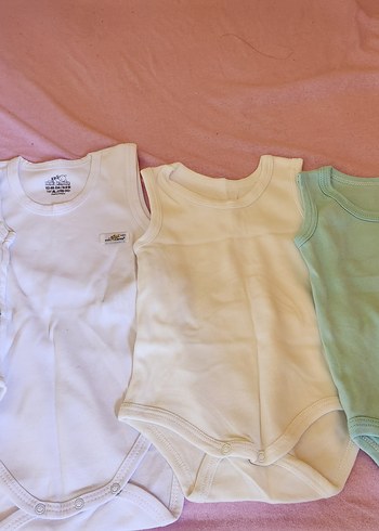 Bebek Erkek Kolsuz Pamuklu zıbın - Görsel 2