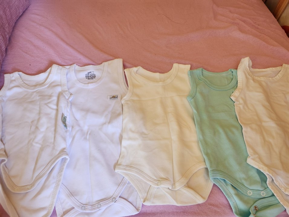 Bebek Erkek Kolsuz Pamuklu zıbın - Görsel 2