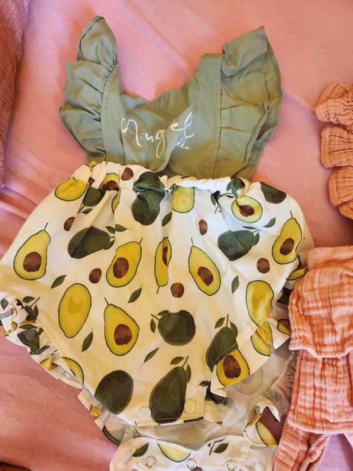 Pembe Fırfırlı Kolsuz Bebek Kıyafet Seti 9-12 ay - Görsel 4