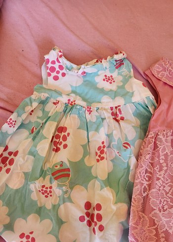 3 adet 9-12 ay bebek elbise - Görsel 2