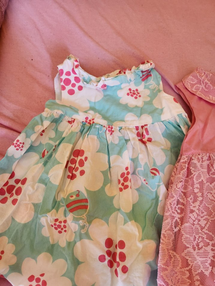 3 adet 9-12 ay bebek elbise - Görsel 2