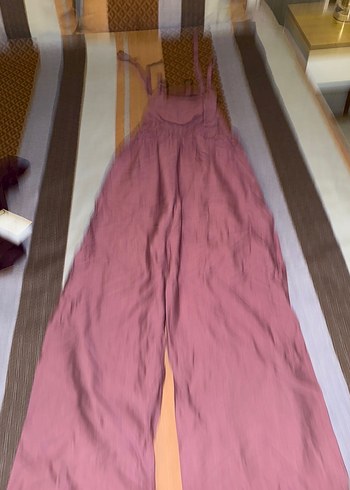 Bordo İnce Askılı Salaş Midi Tulum - Görsel 3